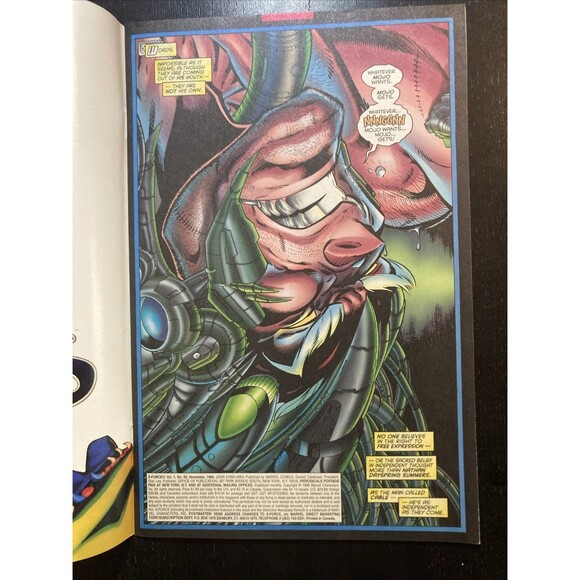 X-Force: Mixed Lot of No. 6, 58, & 60 Marvel Comics (1992 & 96) - Picture 8 of 9